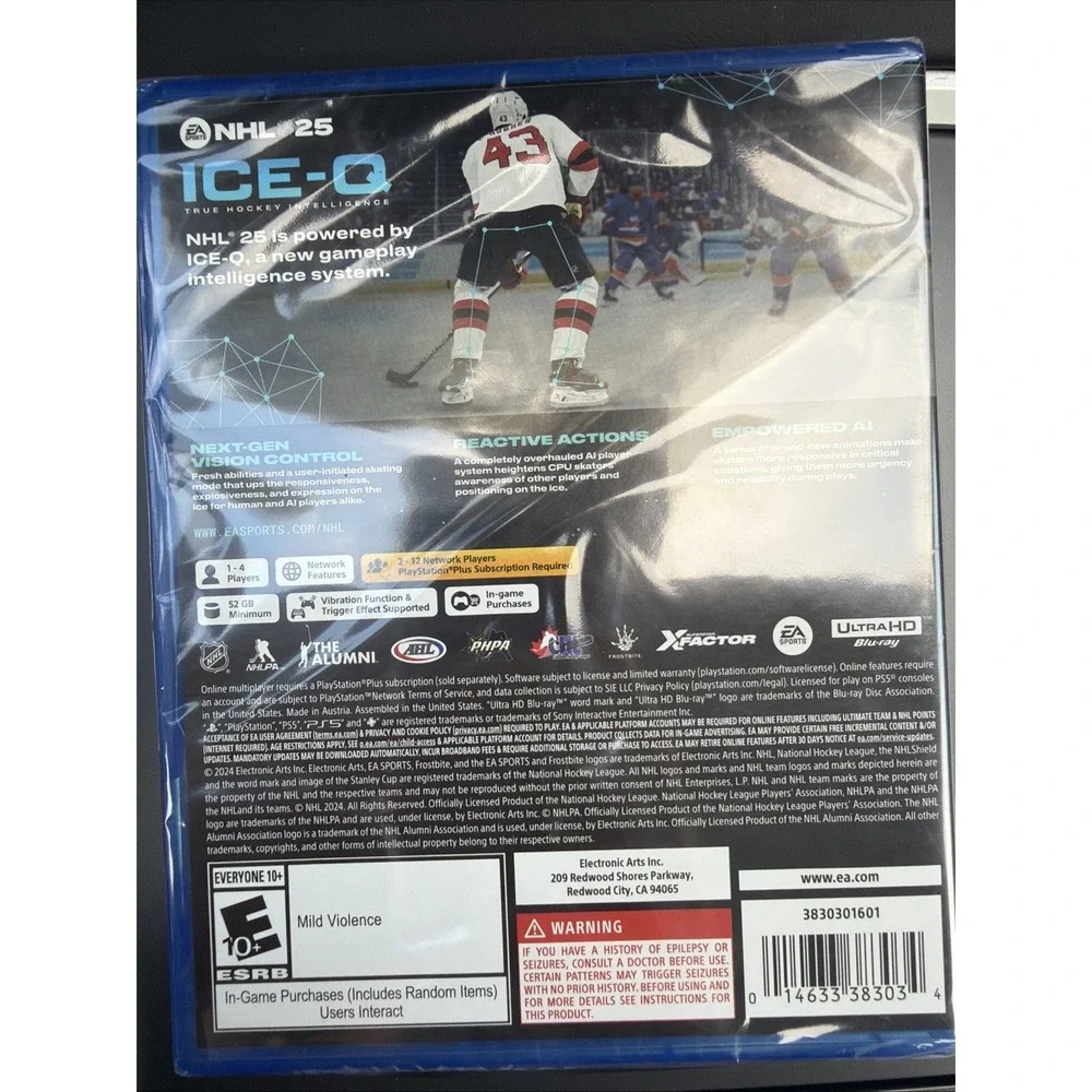 NHL 25 PS5 Brand New Factory Sealed EA Sports Hockey Game